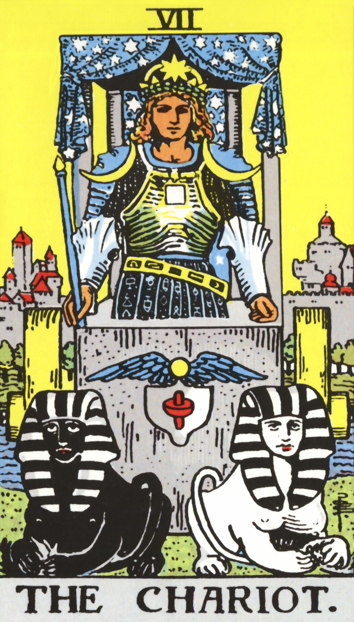 Le Chariot, renversée