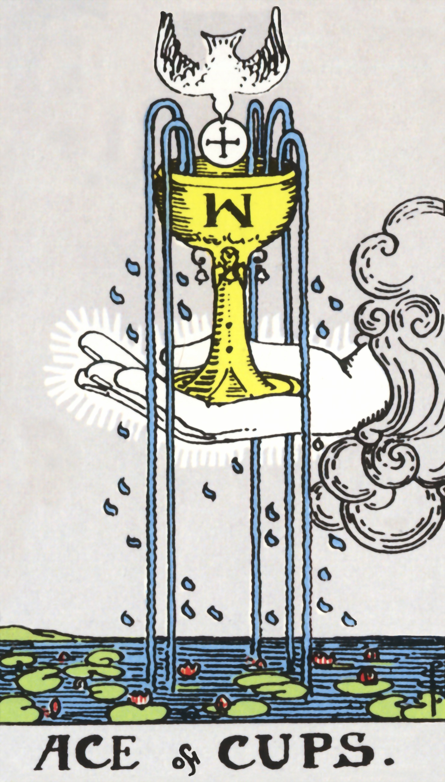 As de Coupes, à l'endroit