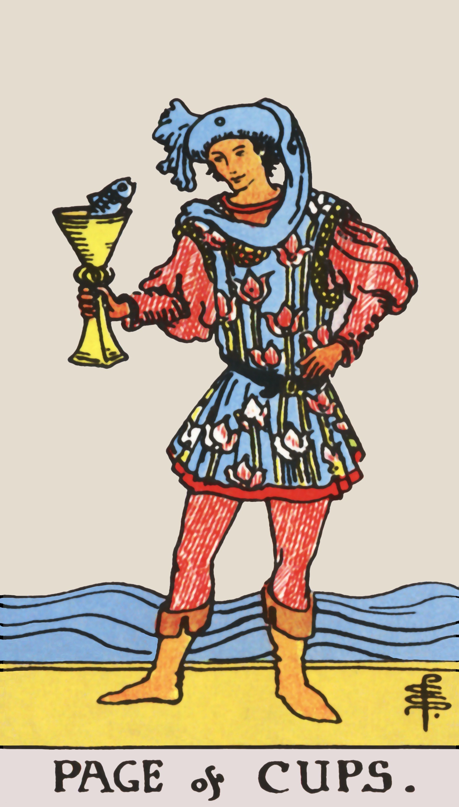 Page de Coupes, renversée