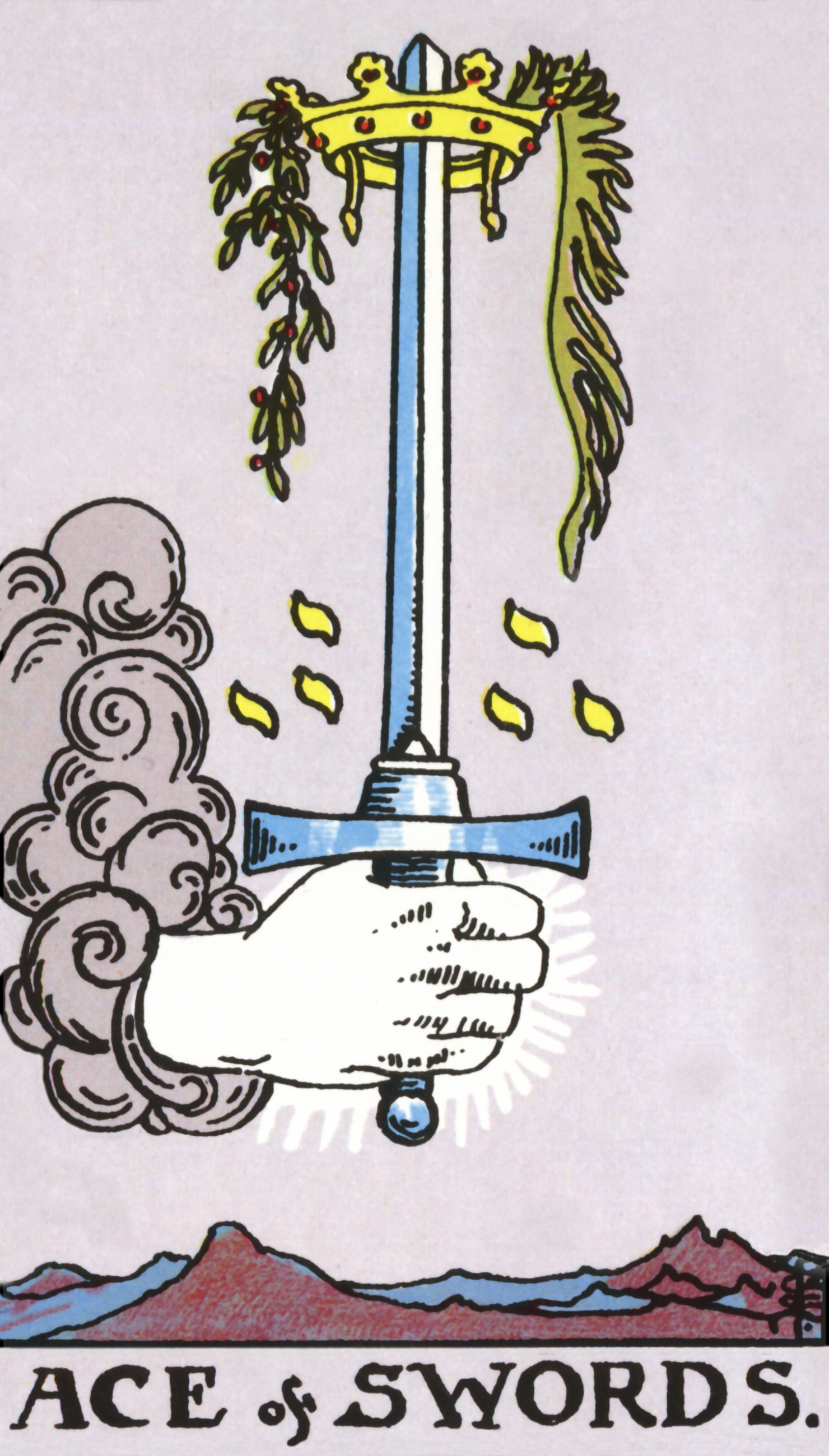 As d'Épées, renversée